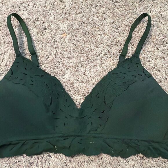 Aerie Green Lightly Lined Wireless Bra 36B - Picture 4 of 9
